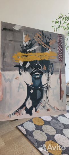 Картина акрилом на холсте