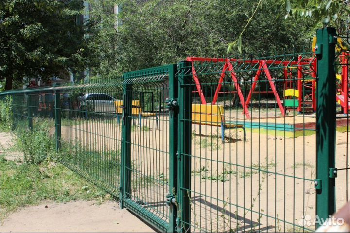 Сетка для забора 3Д