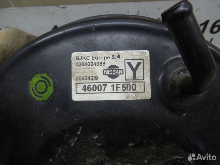 Усилитель тормозов вакуумный Micra (K11E) 1992-200