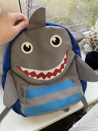 Детский рюкзак аналог skip hop акула