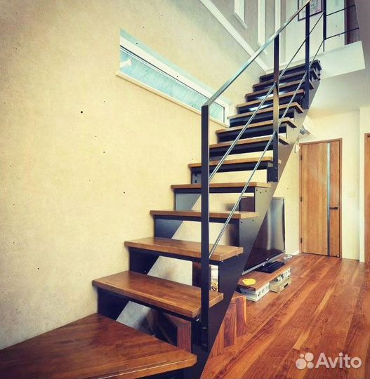 Лестницы на металлокаркасе