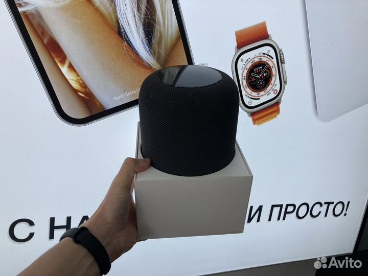 Умная колонка Apple HomePod 1Gen Black/Черная