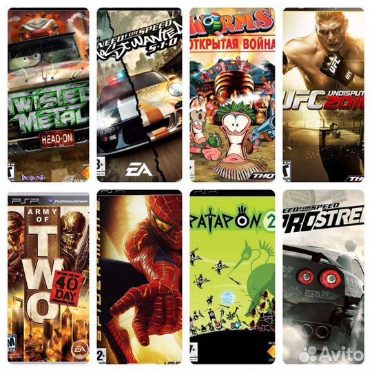 Sony PlayStation portable PSP + игры