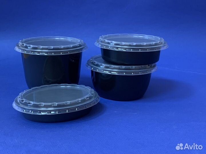 Контейнер с крышкой 750 мл., 500 мл., 350, 250