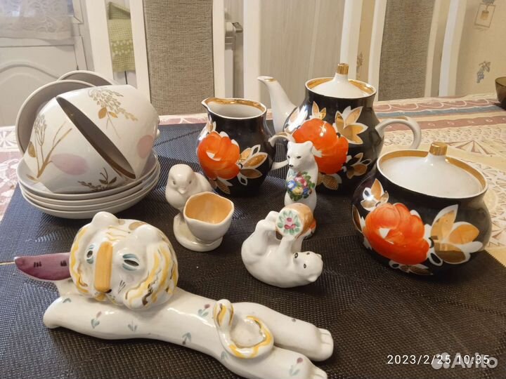 Фарфоровая посуда Дулево