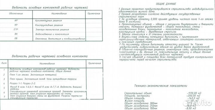 Проект дома готовый 140м2 газобетон