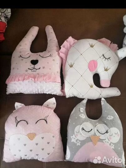 Бортики в кроватку и косичка