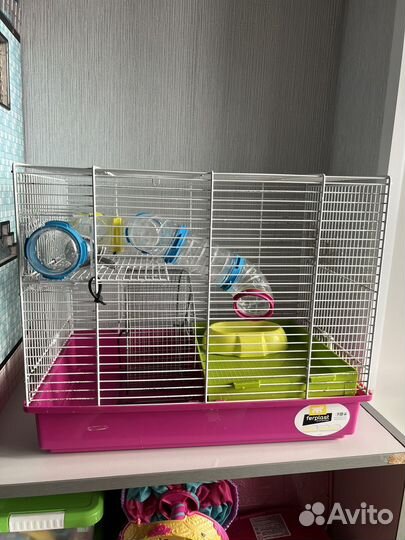 Клетка для хомяков, грызунов, джунгариков и тд