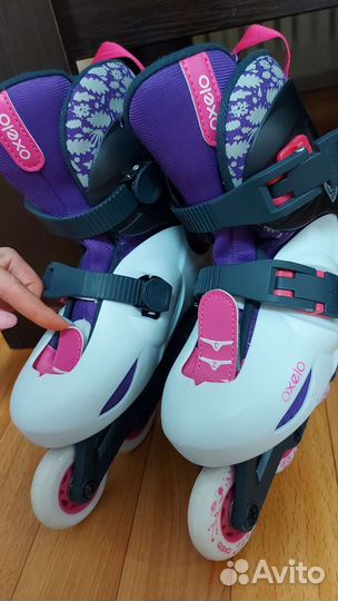 Роликовые коньки детские раздвижные