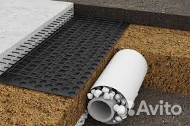 Профилированная мембрана для фундамента промышленн