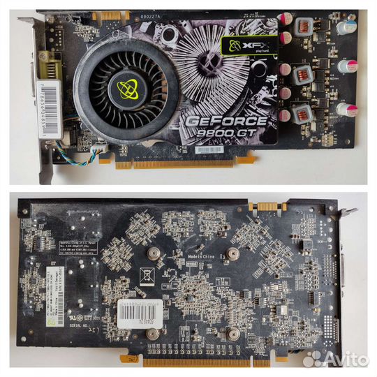 Н/р Видеокарта Nvidia GeForce 9800 GT 512Mb PCI-E