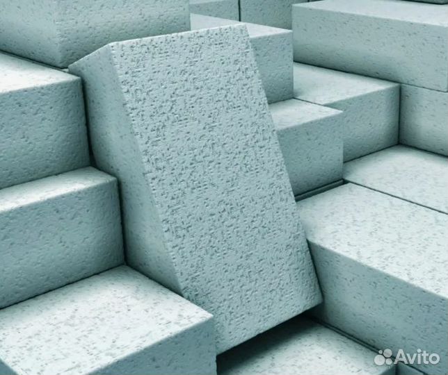 Блок газобетонный D 500 600/300/100 мм