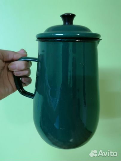 Кувшин молочник кофейник чайник эмаль СССР