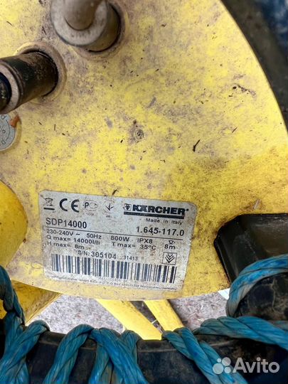 Дренажный насос karcher