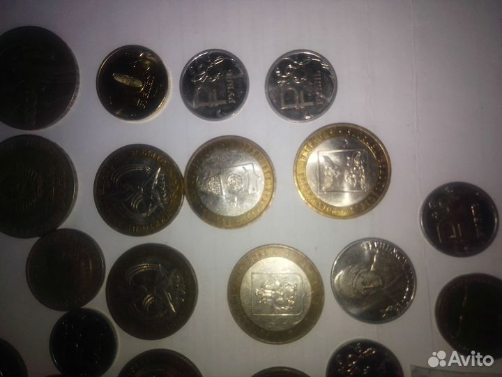 Монеты 10 рублей биметалл