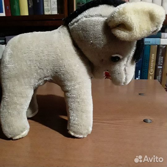 Игрушка ослик гдр винтаж