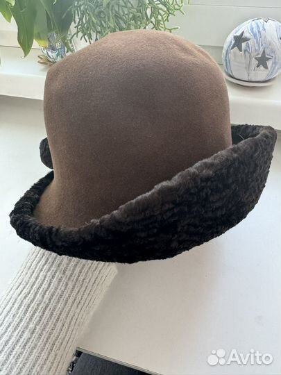 Натуральная фетровая шляпка
