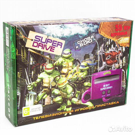 Игровая приставка sega Черепашки Ниндзя 55 игр