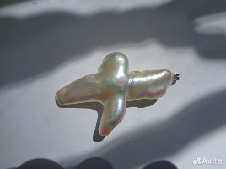 Подвеска из огромной натуральной жемчужины № 2