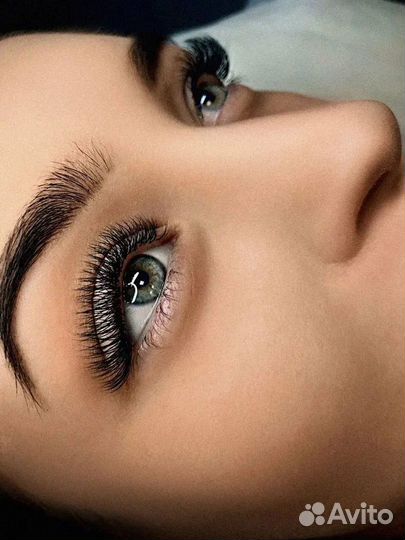 Наращивание ресниц в салоне/ Запсковье