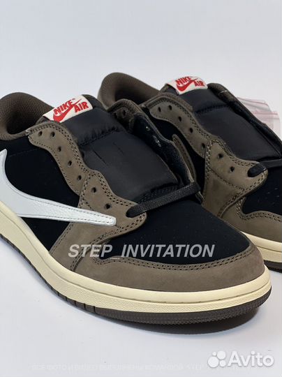 Travis Scott x Air Jordan 1 Low OG Black Olive