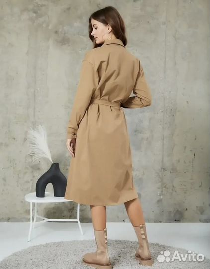 Платье на кнопках, кардиган