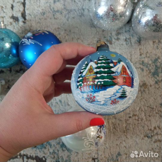 Елочный шар ручной работы