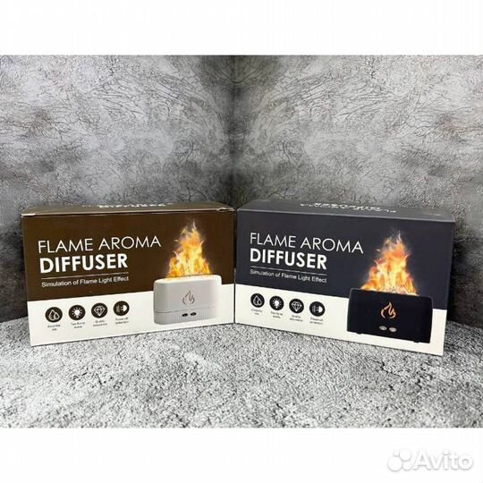 Увлажнитель мини-камин с подсветкой