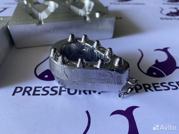 Форма чпу для литья грузил «Гриппа №1»