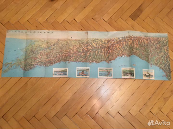 Черноморское побережье Кавказа. Схема тур