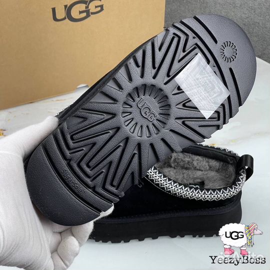 Тапочки женские Ugg Tazz Platform Black