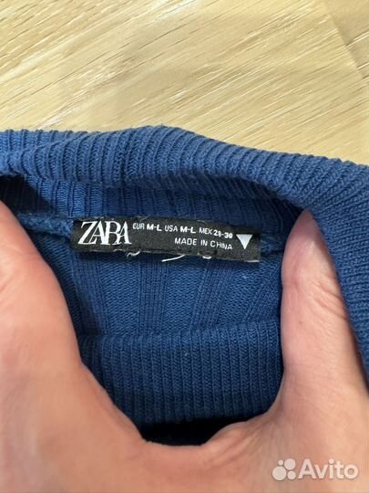 Трикотажное платье zara