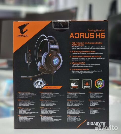 Игровая гарнитура Aorus Gaming H5