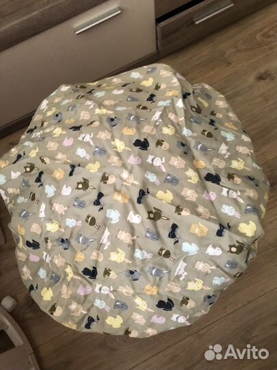 Простынь на резинке круглая