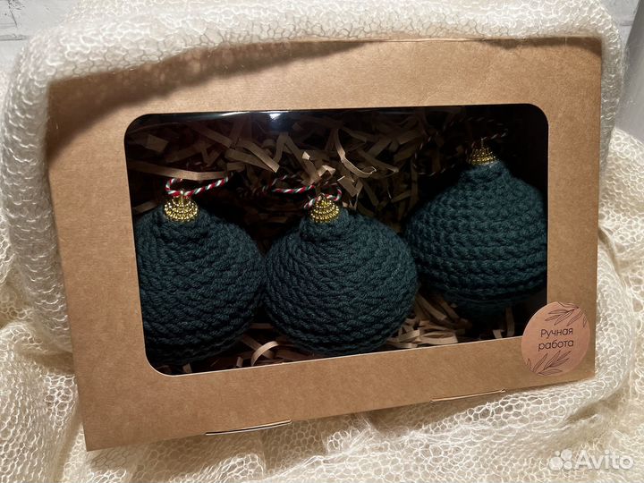 Елочные игрушки ручной работы