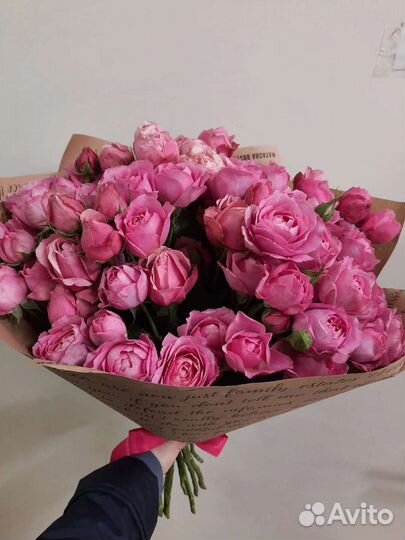 Цветы розы букет