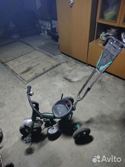 Детский велосипед с ручкой бу