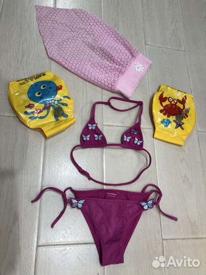 Купальник calzedonia рост 116-122 и косынка