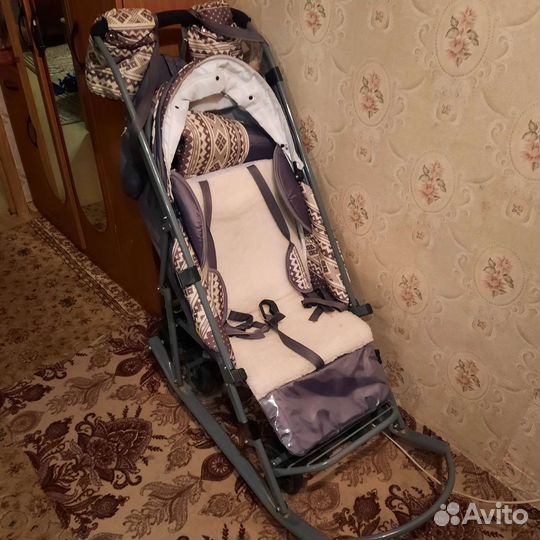 Коляска санки