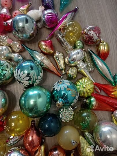 Елочные игрушки СССР, 129 штук