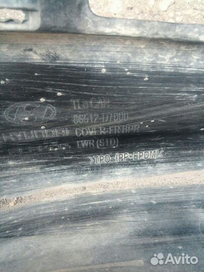 Хендай Туксон 3 губа переднего бампера