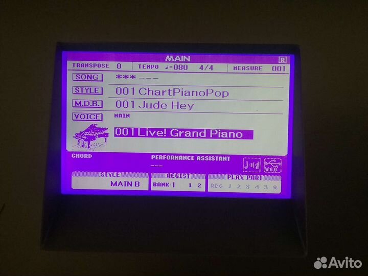 Пианино-Синтезатор Yamaha