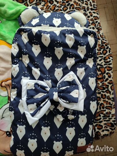 Конверт на выписку зимний