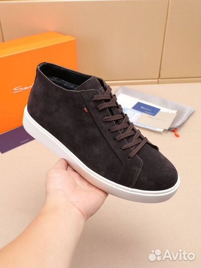 Элегантные полуботинки Santoni для бизнес-образов