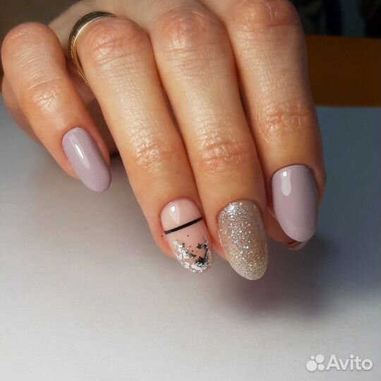 Маникюр,гель-лак, наращивание ногтей, педикюр, бро