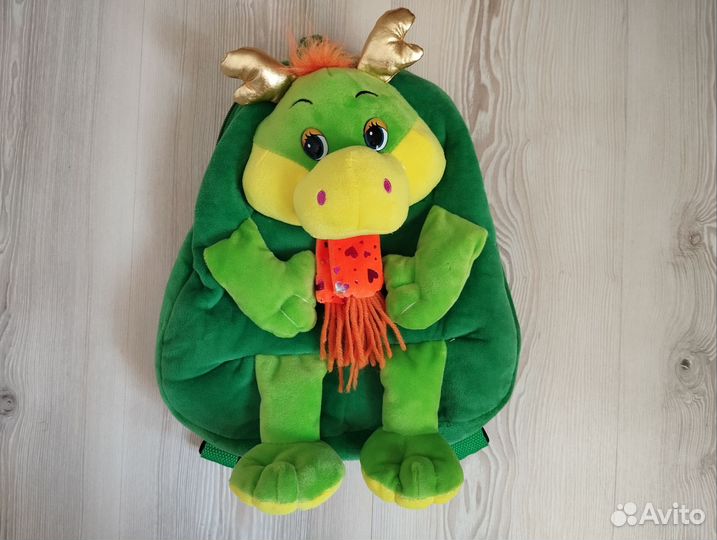 Рюкзак детский с драконом, новый