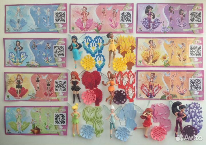 Феи диснея киндер серия со всеми вкладышами