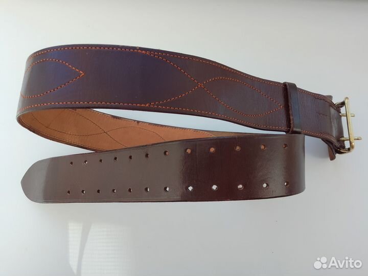 Ремень офицерский СССР 1953 г 2рост114см идеальный