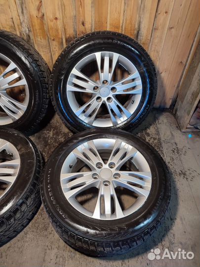 Литые диски,шины Зимние Ford,Volvo 5/108 R16 4шт