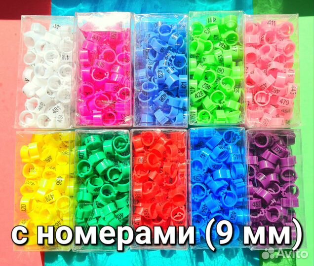 Голуби - Кольца маркерные для голубей и птиц